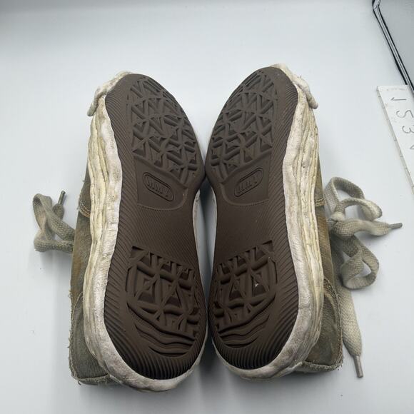 Size 8 M - Mihara Yasuhiro Peterson 23 Washed Denim Low Green main image 5
